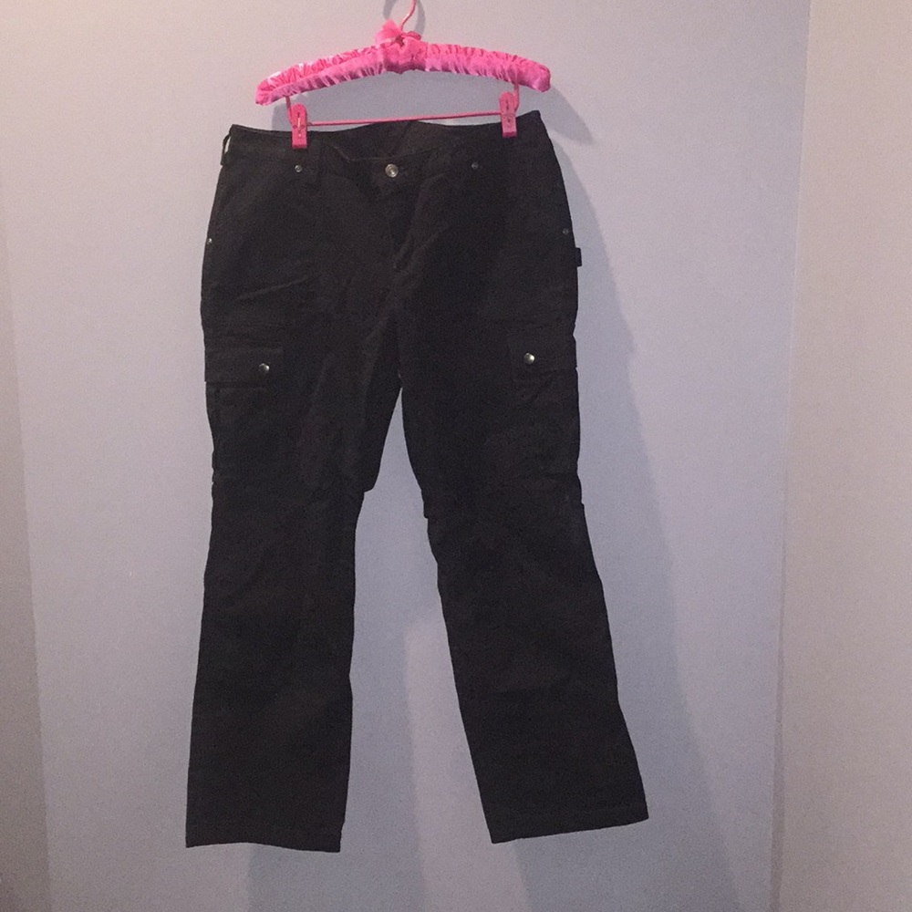 Duluth Trading Carpenter/cargo pants size 14 black